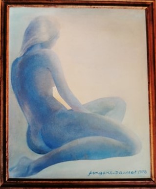 " La sirène " 127.5x83cm